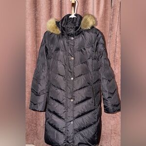 MICHAEL Michael Kors Hooded Faux-Fur-Trim Down Puffer Coat